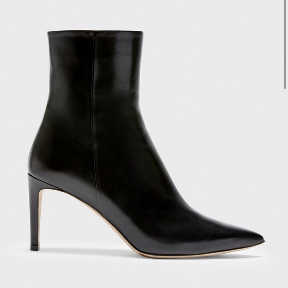 THEORY***Black Leather Booties***EU 41 US 11***$675 - Picture 3 of 12